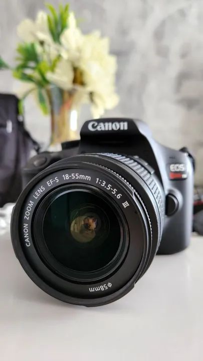 Canon T6 com lente 18-55mm Wifi - Foto 2