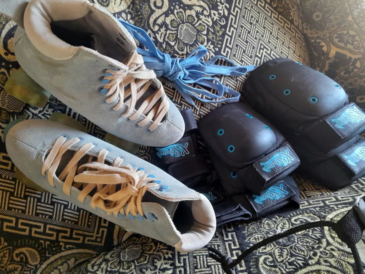 Kit Patins + Proteções X-Seven - Foto 3