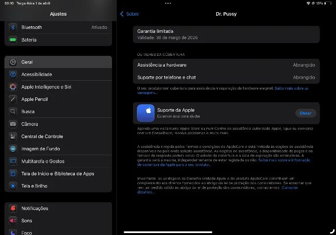 iPad Pro M1 11 Polegadas 2TB - Usado 1 Dia, Como Novo, Completo com Caixa - Foto 3