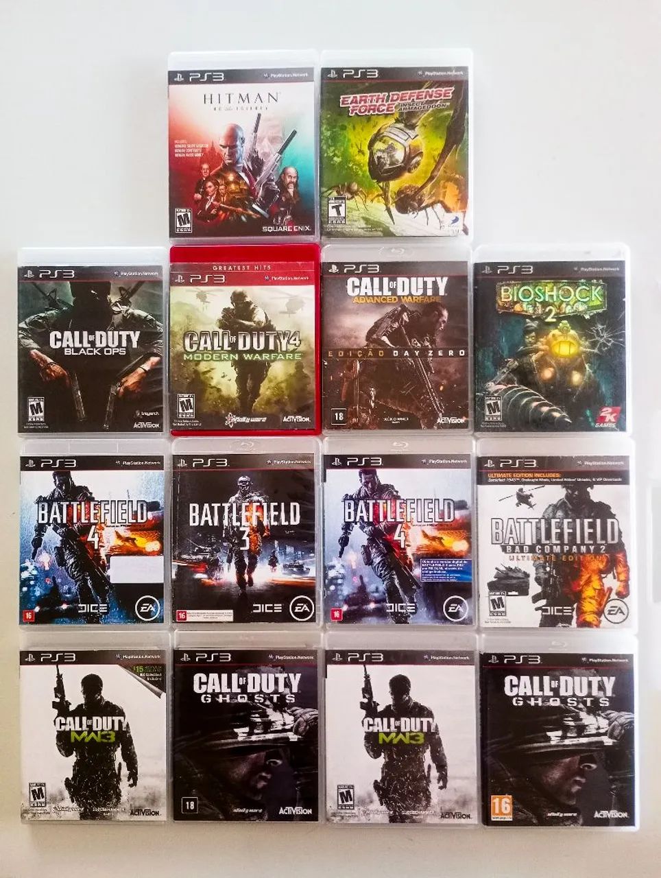 Jogos ps3 original - Jogos de Tiro - LEIA A DESCRIÇÃO...