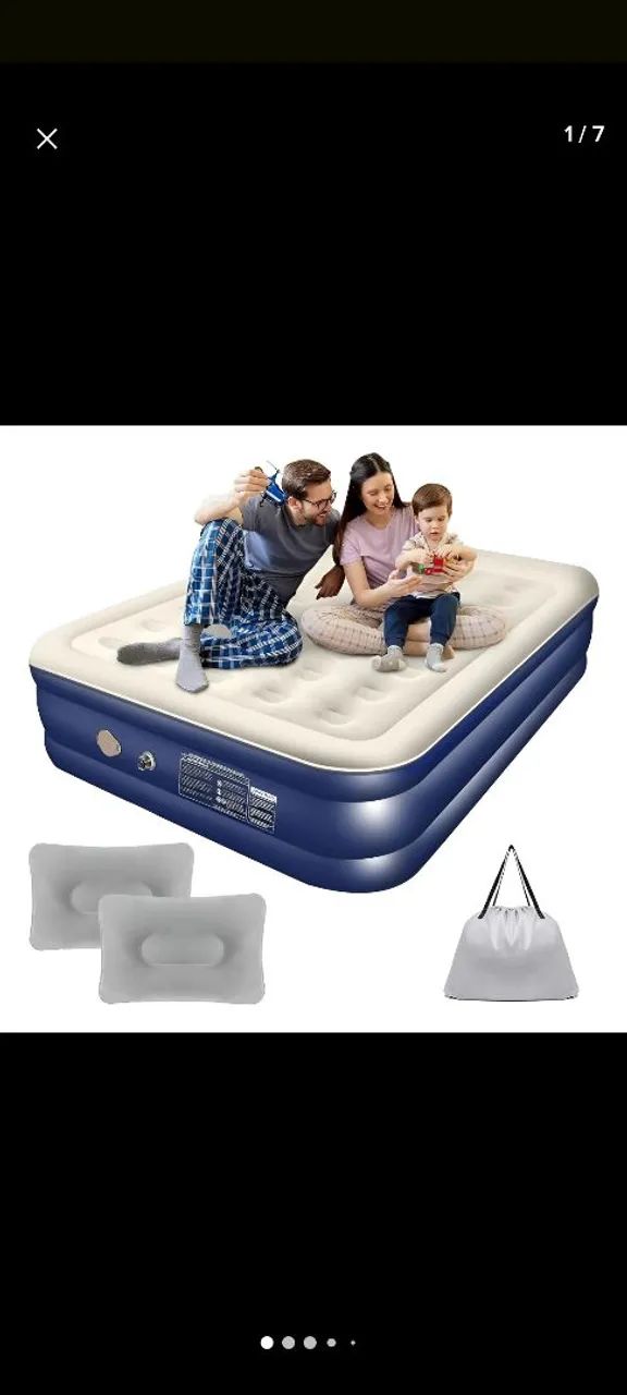 Colchão inflável automático Queen 