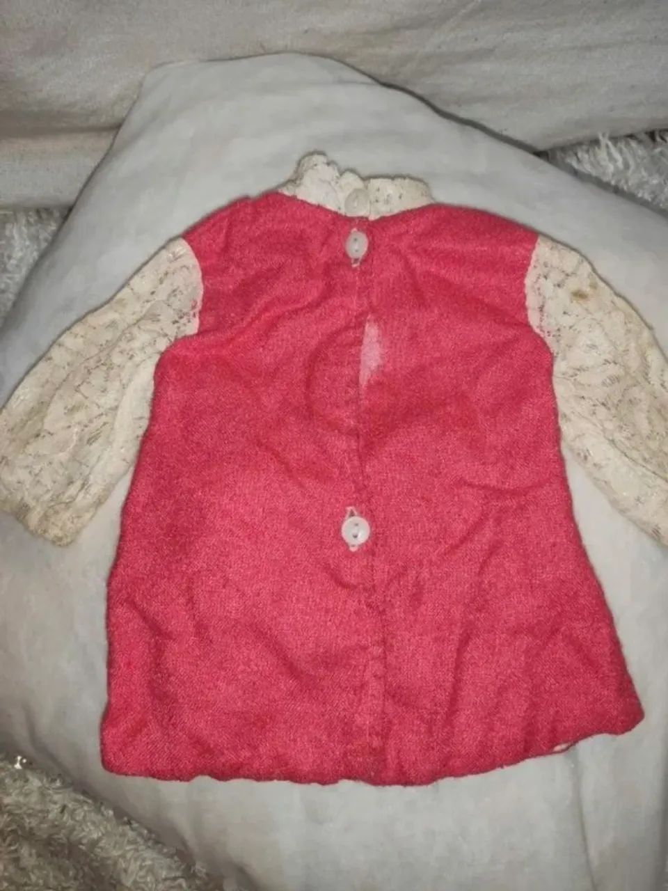 Roupa Boneca Estrela Original Candy Anos 70 Vestido Rosa - Foto 3