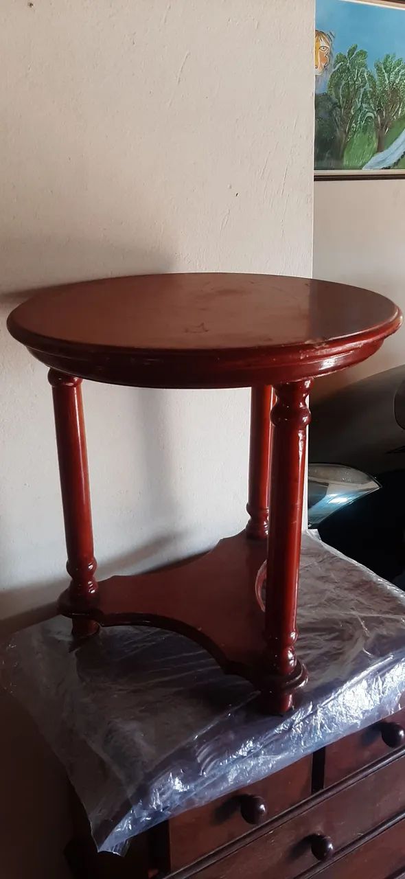 Mesa de canto madeira maciça 