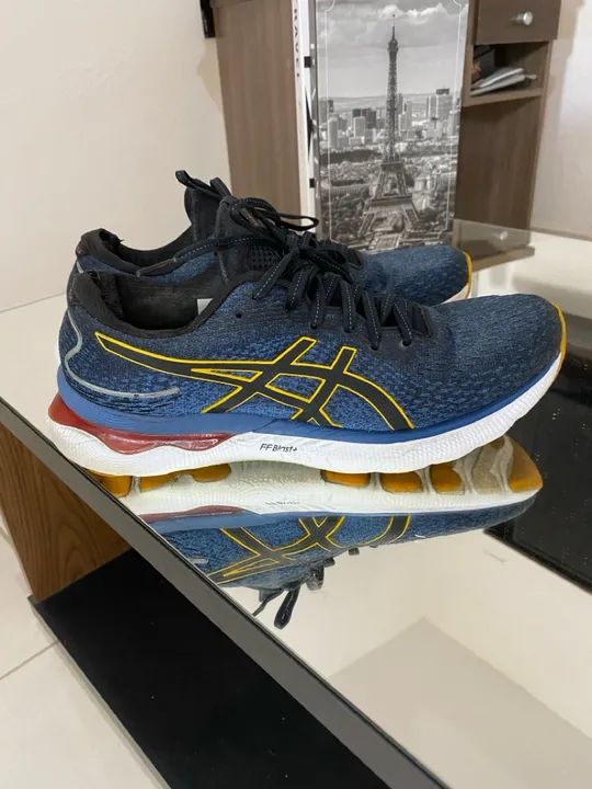 Tênis Asics FF Blast Masculino - Azul - Foto 2