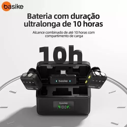 Microfone Sem Fio Lapela para Celular - Tipo C e iPhone  - Foto 6