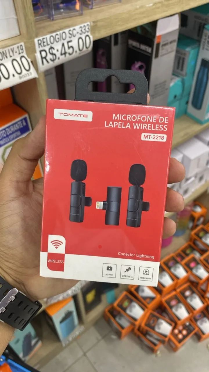 Microfones de otima qualidade (com e sem fio)  - Foto 4