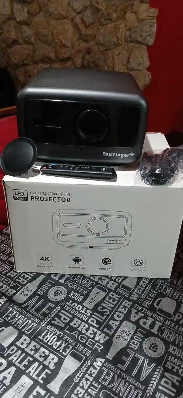 Projetor Touynger Q12W PRO - NOVO (Aberto Apenas para Teste e divulgação) - Foto 2