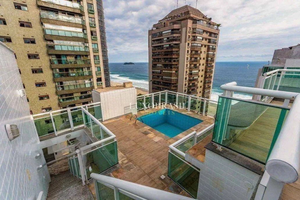 Cobertura frente mar à venda, 369 m² por R$ 3.370.000 - Barra da Tijuca - Rio de Janeiro/R - Foto 3