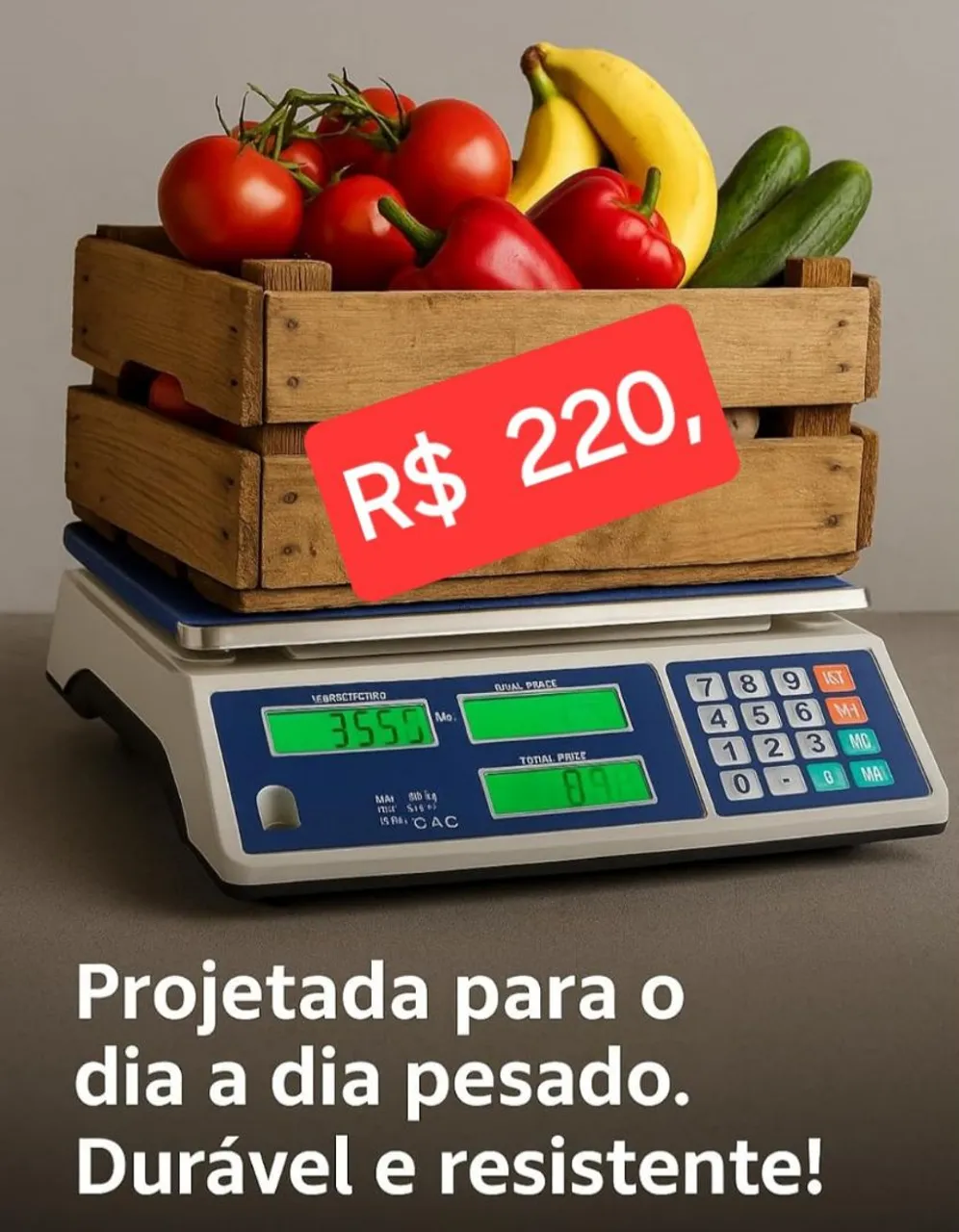 Balança Comercial Digital - Precisão e Durabilidade