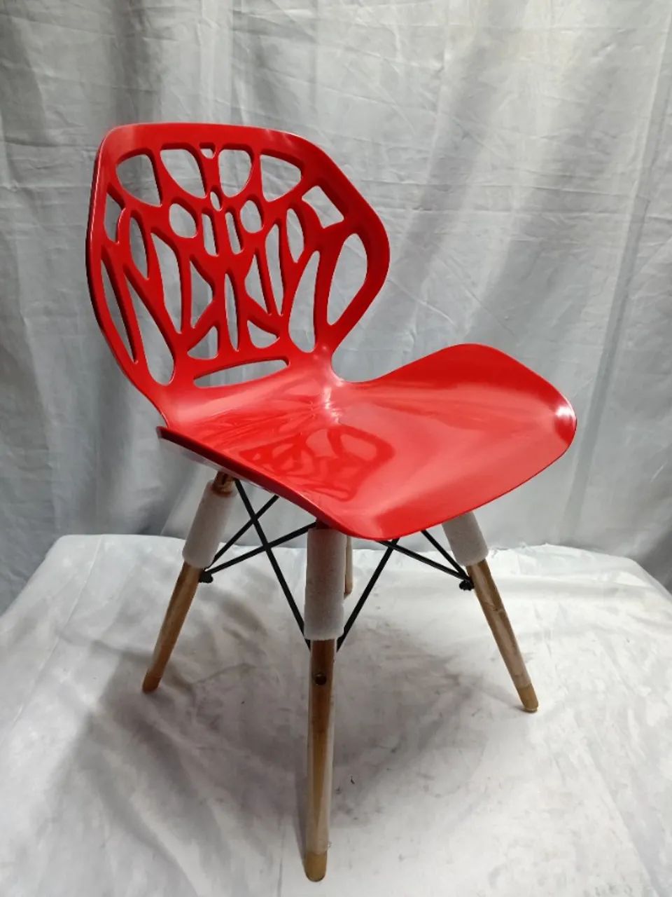 Cadeira Design Moderna Eiffel Dkr Charles Eames Vermelha - Foto 2
