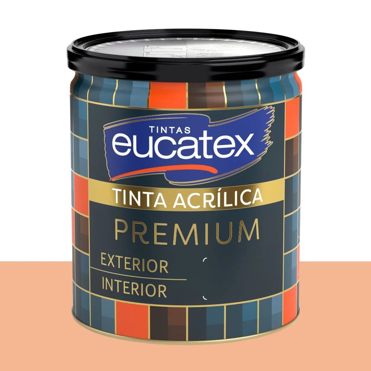 Tinta Acrílica Acetinada Eucatex Frutas Naturais 800 ml