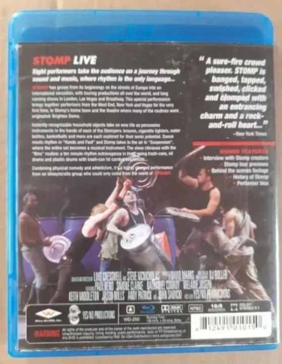 Blu-ray Stomp Live - Show Completo - Foto 2