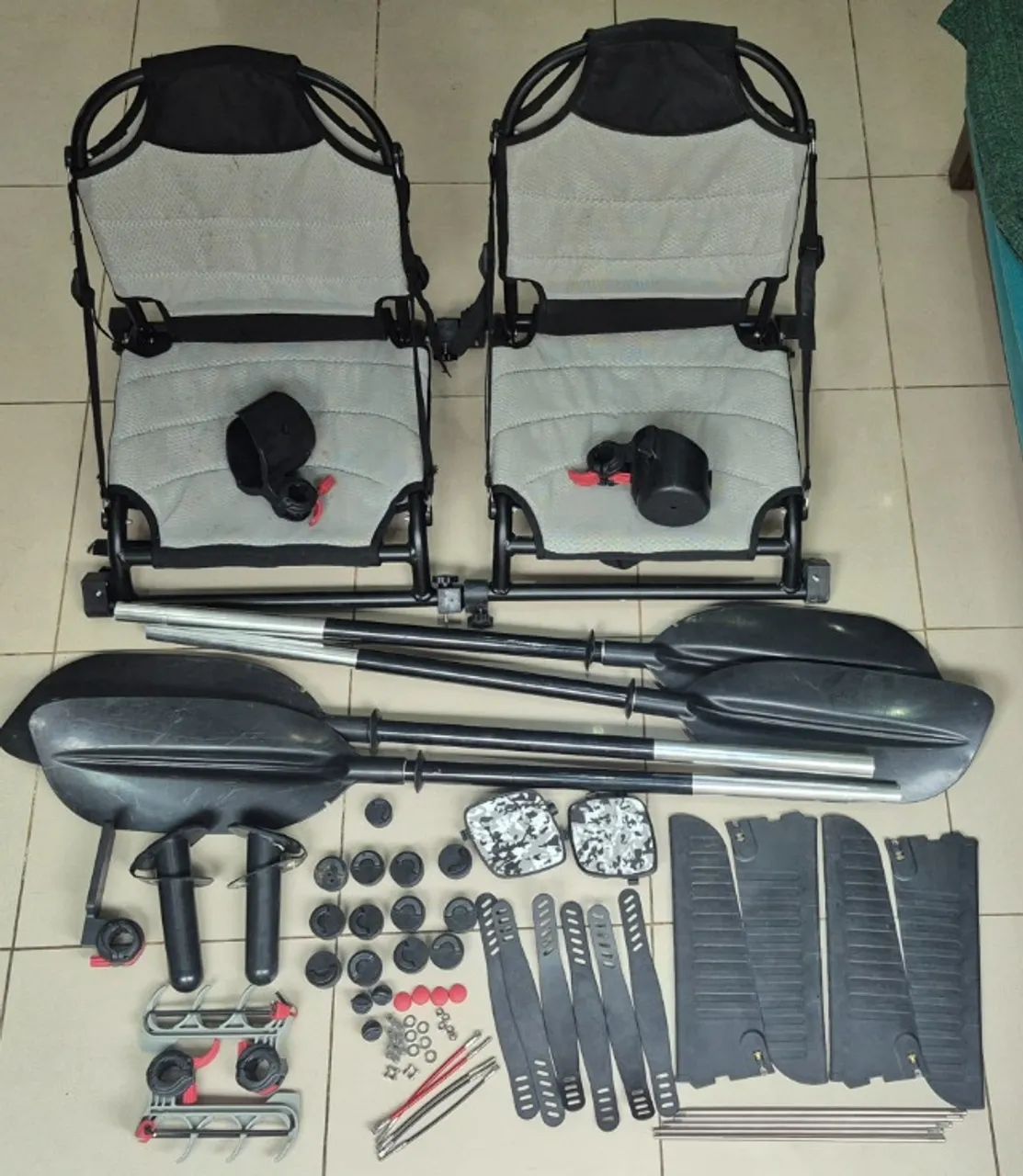 Caiaque de pesca desmontável  1 ou 2 pessoas de Pedal - Foto 6