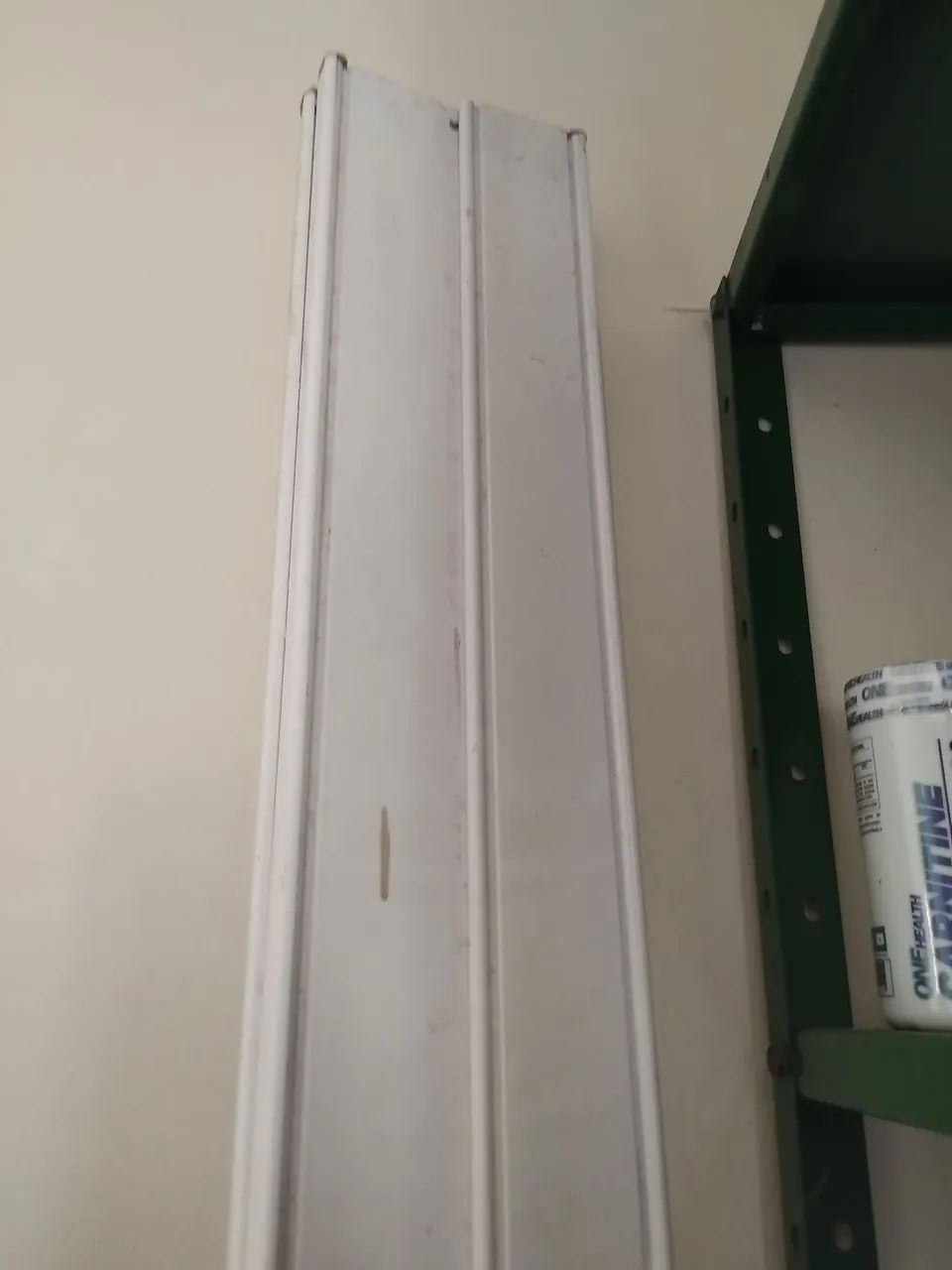 Porta de correr branca em PVC laminas, miolo - Foto 3