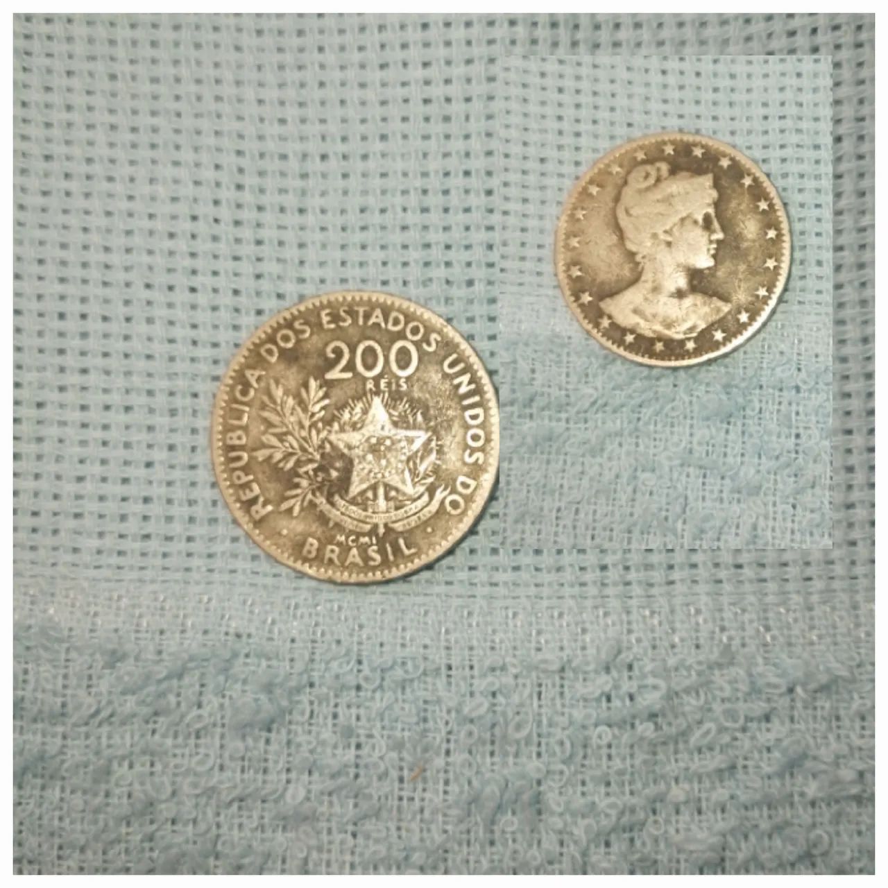 Moedas Antigas do Brasil - Foto 2