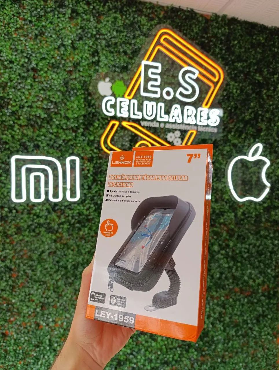 BOLSA À PROVA D'AGUA PARA CELULAR DE CICLISMO LEHMOX LEY-1959