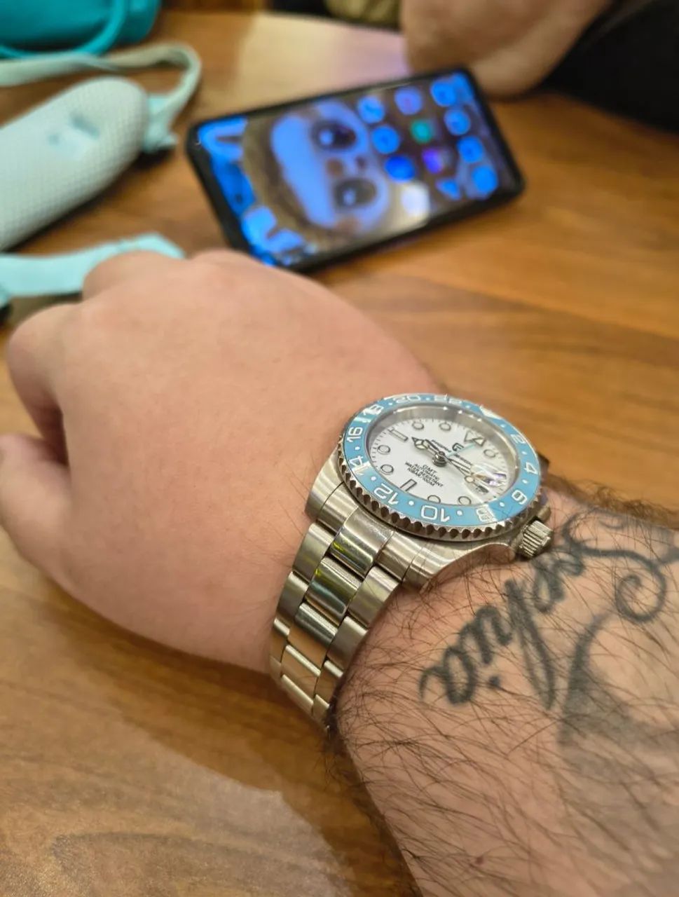 .Relógio Pagani Design automático original função GMT a prova d'água 100 metros  - Foto 2