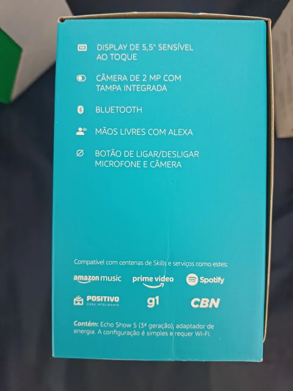 Echo Show 5 (3ª Geração) - Alexa Amazon64302738928642121