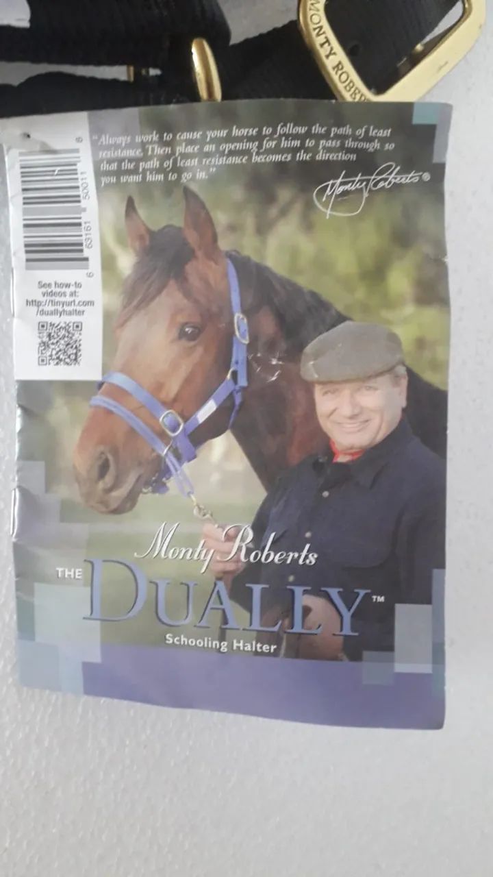 Colar de pescoço para cavalos marca americana Monty Roberts novo  - Foto 2