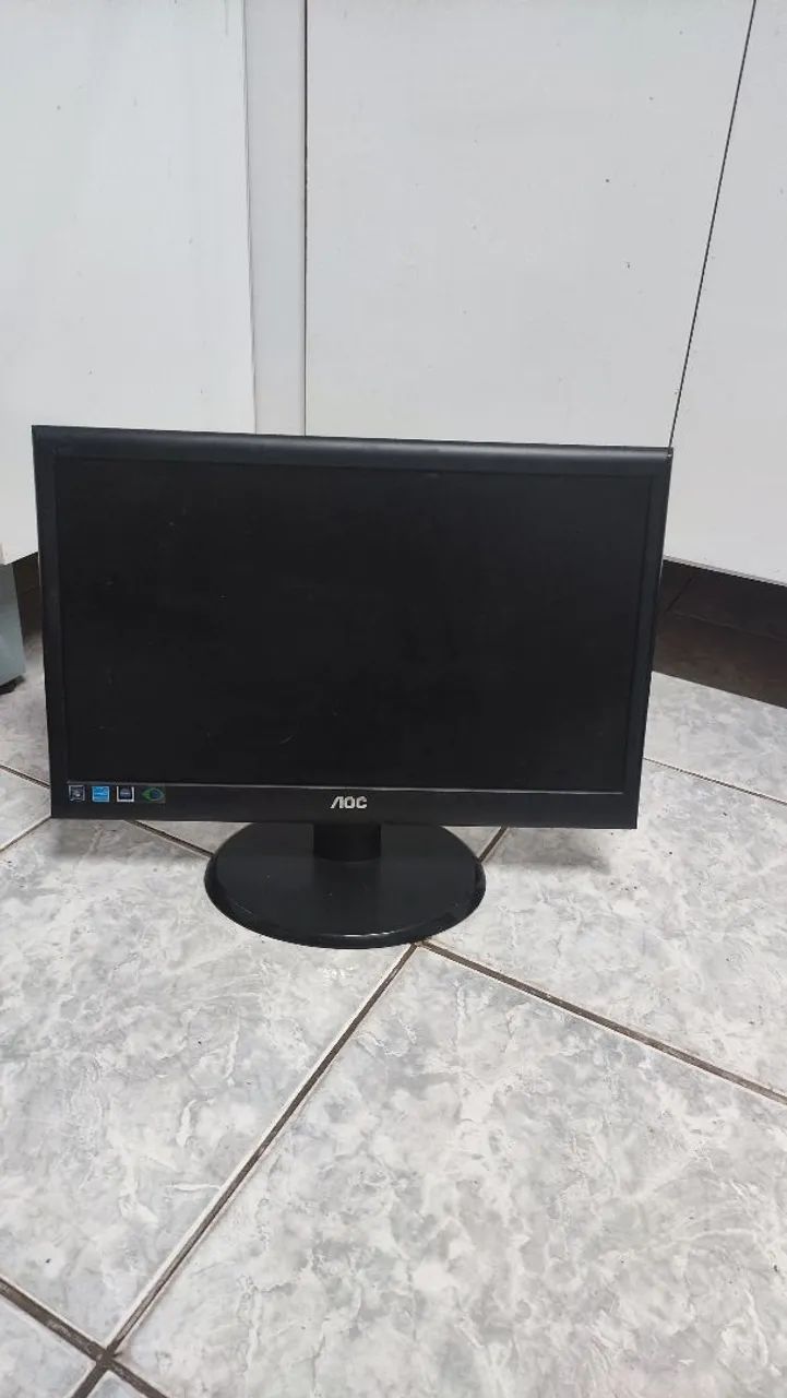 Monitor aoc led 19" Estado de novo  - Foto 3