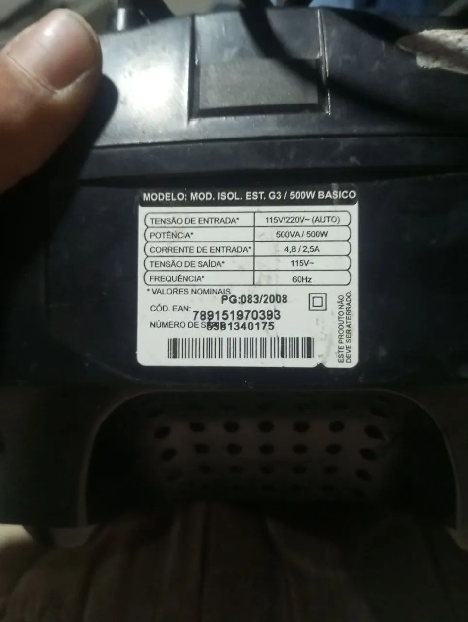Módulo isolador estabilizado 500w - Foto 3