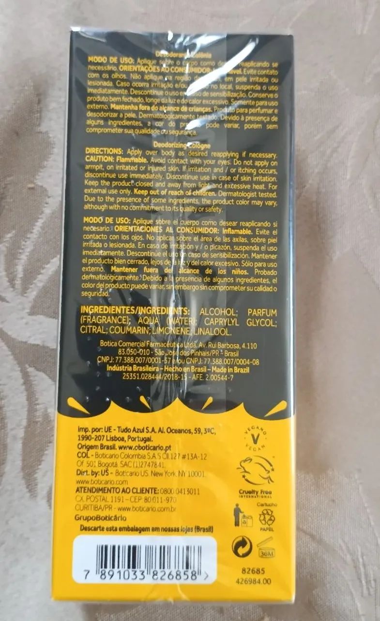 Perfume Bomb Black 90 ml  - Foto 2