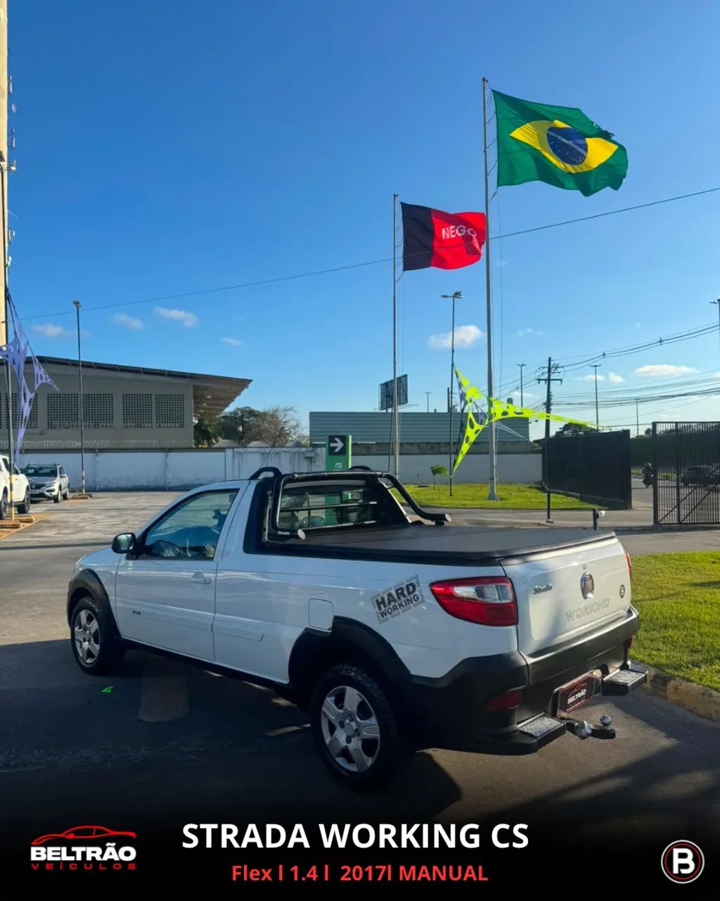 Fiat Strada Working Hard 1.4 Fire Flex 8V CS 2017 - Foto 3