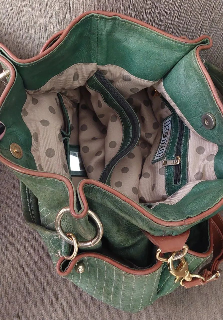Bolsa Verde Kenzuti - Foto 4