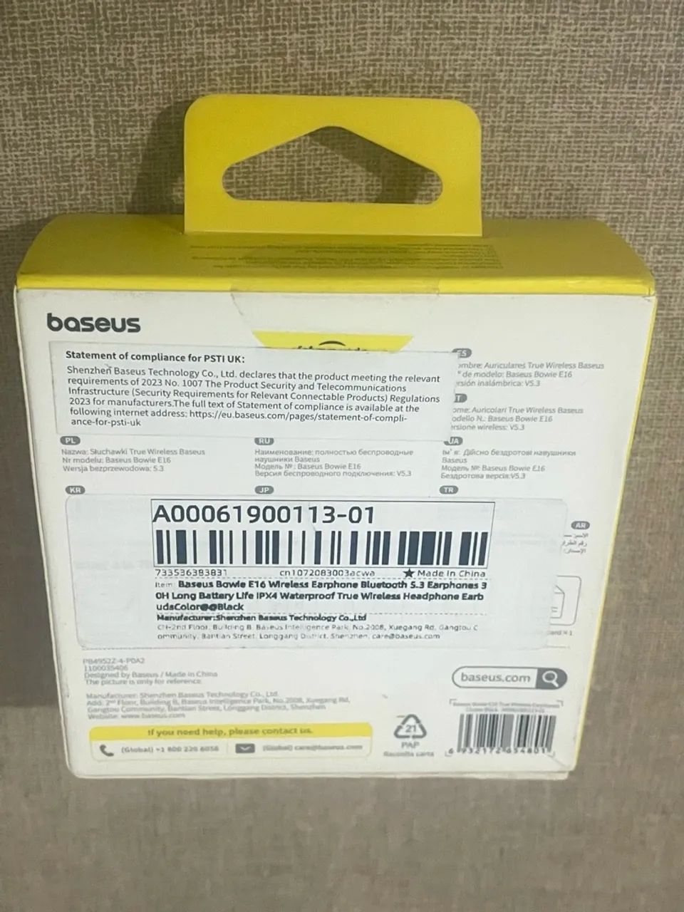 Fone Baseus E19 - Foto 3