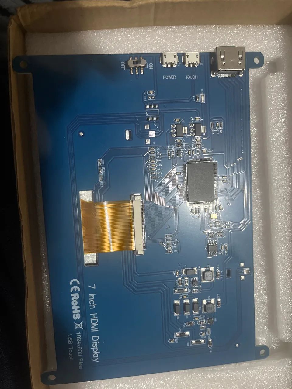 Monitor Touchscreen 7? HDMI IPS para Raspberry Pi - Novo na Caixa - Foto 2