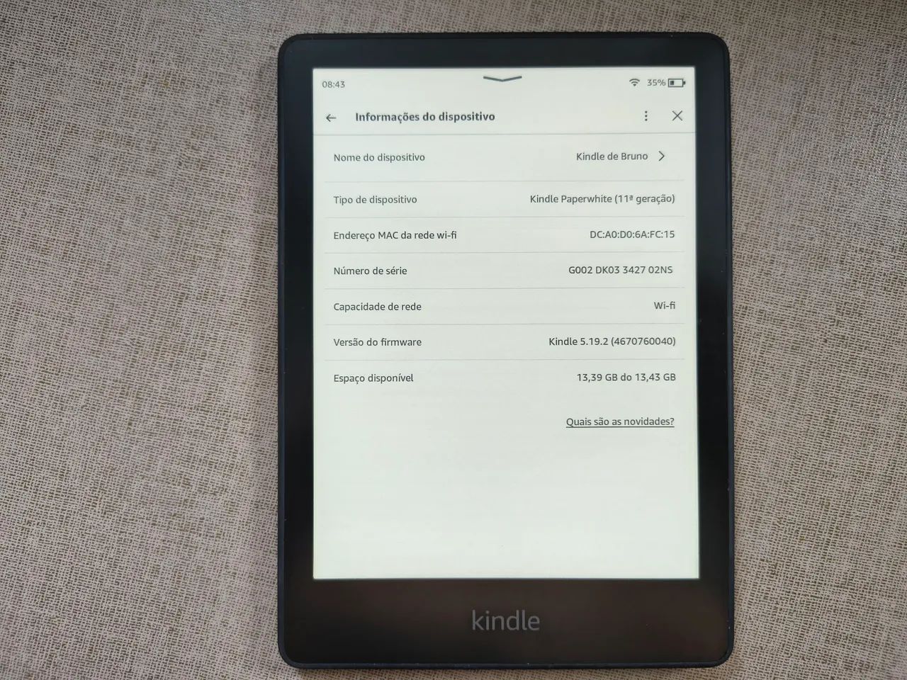 Kindle Paperwhite 11° geração  - Foto 4