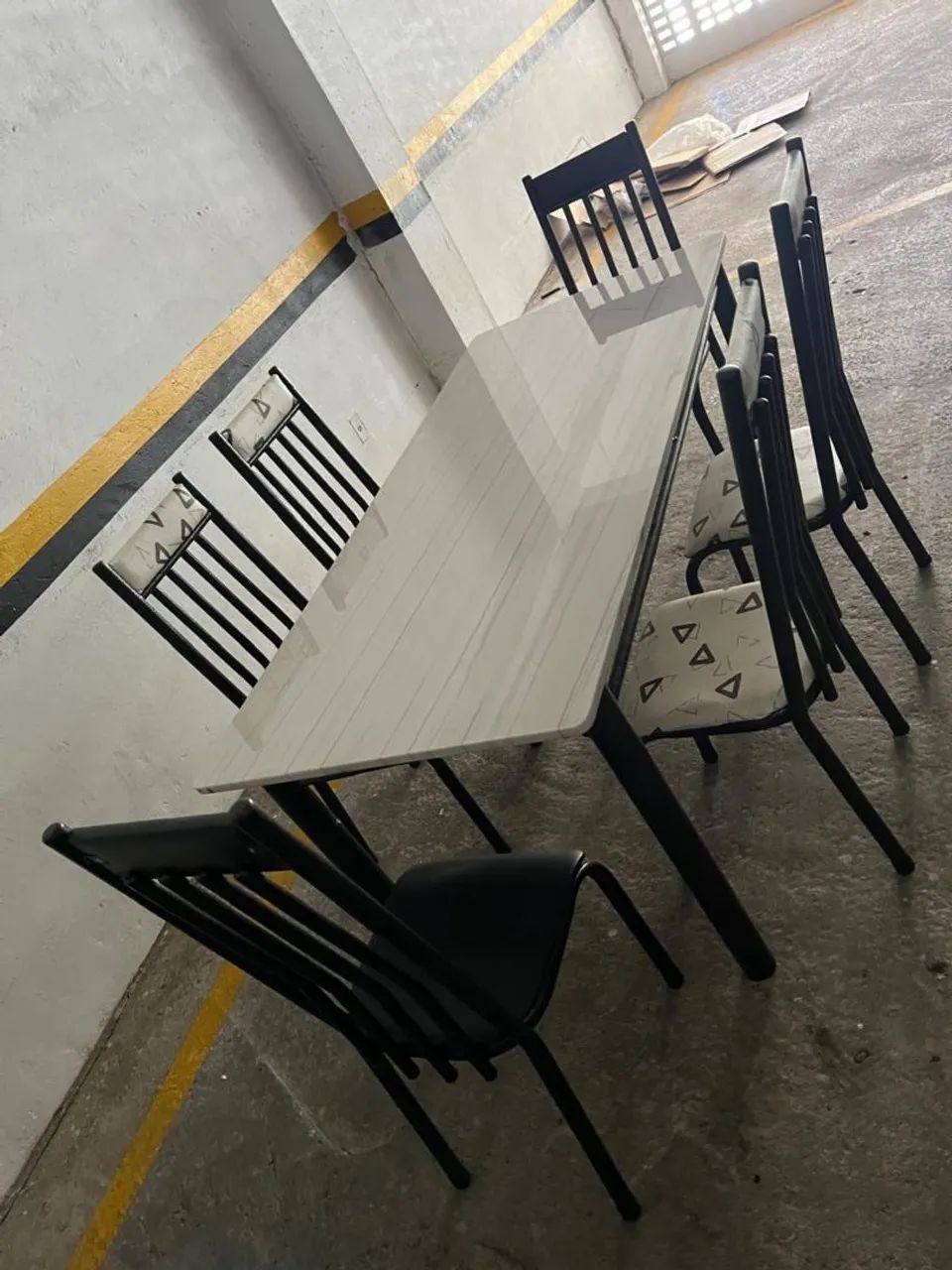 Mesa 6 cadeiras e tampo de Quartzito - Foto 3