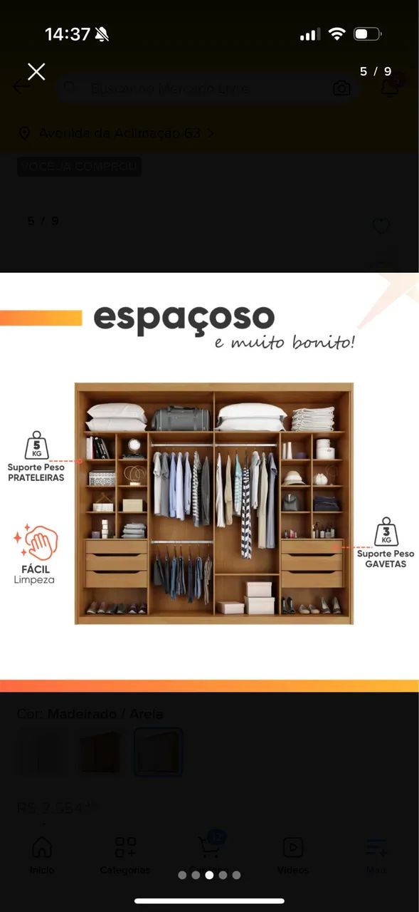 Guarda roupa casal - Foto 5