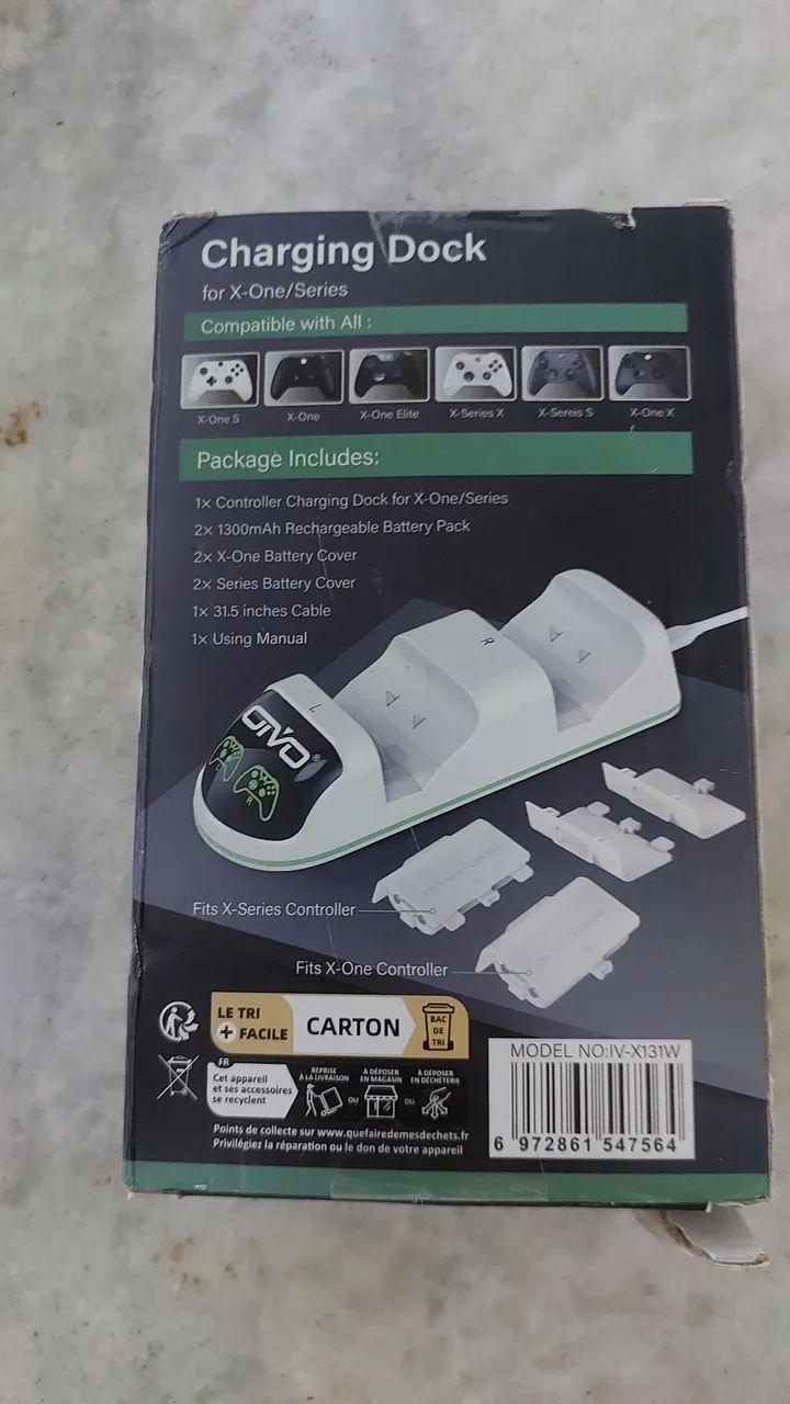 Base de Carregamento Dupla - Charging Dock for X One / Series - Foto 2
