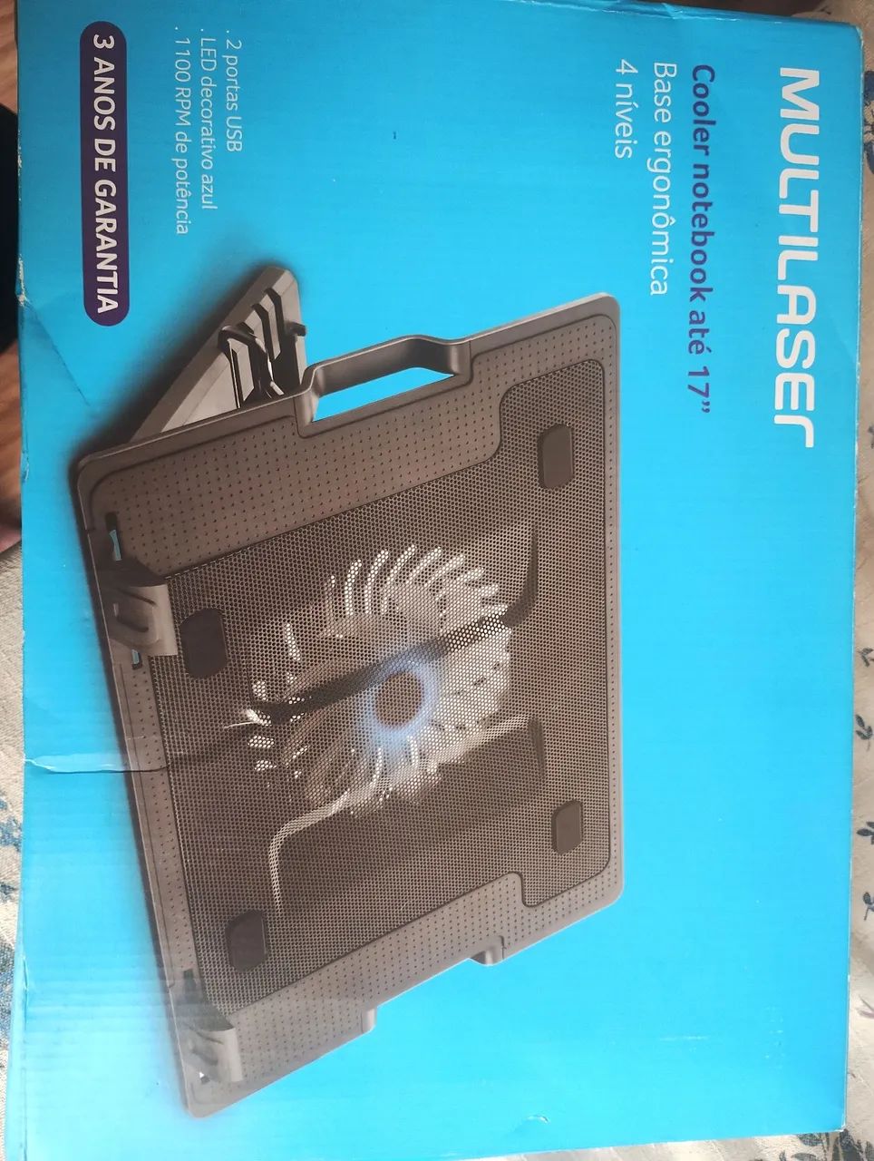 ?Base Cooler Multilaser AC166 p/ Notebook 17?.