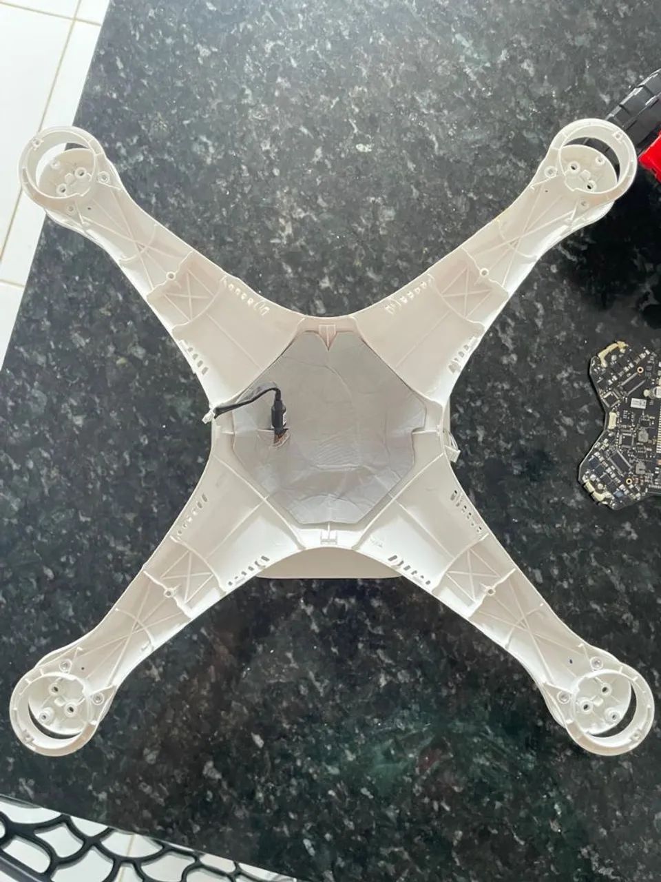 Carcaça/Shell Dji Phantom 3 profissional branca - Foto 5