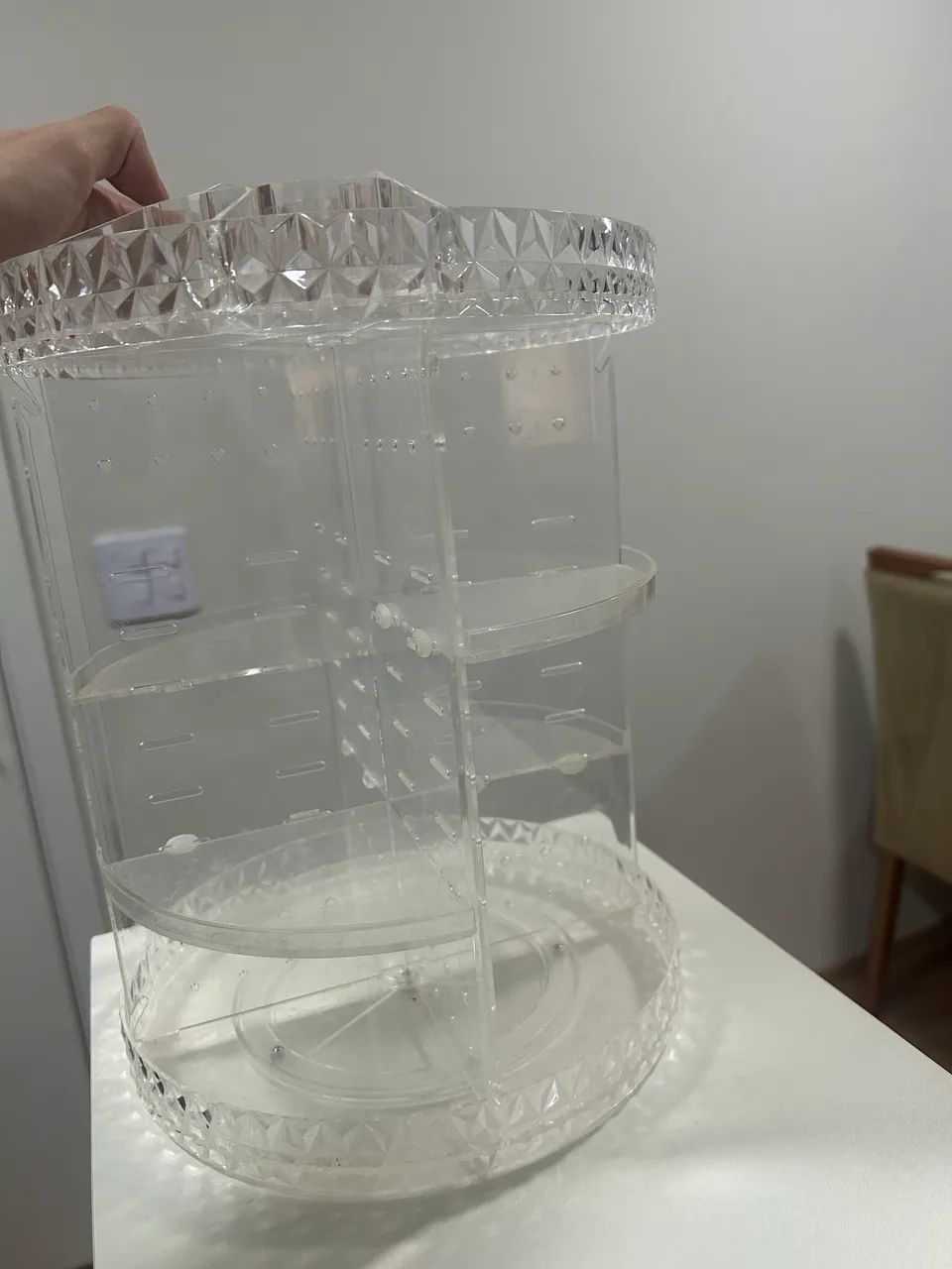 Base de plastico com rotação para maquiagem - Foto 3