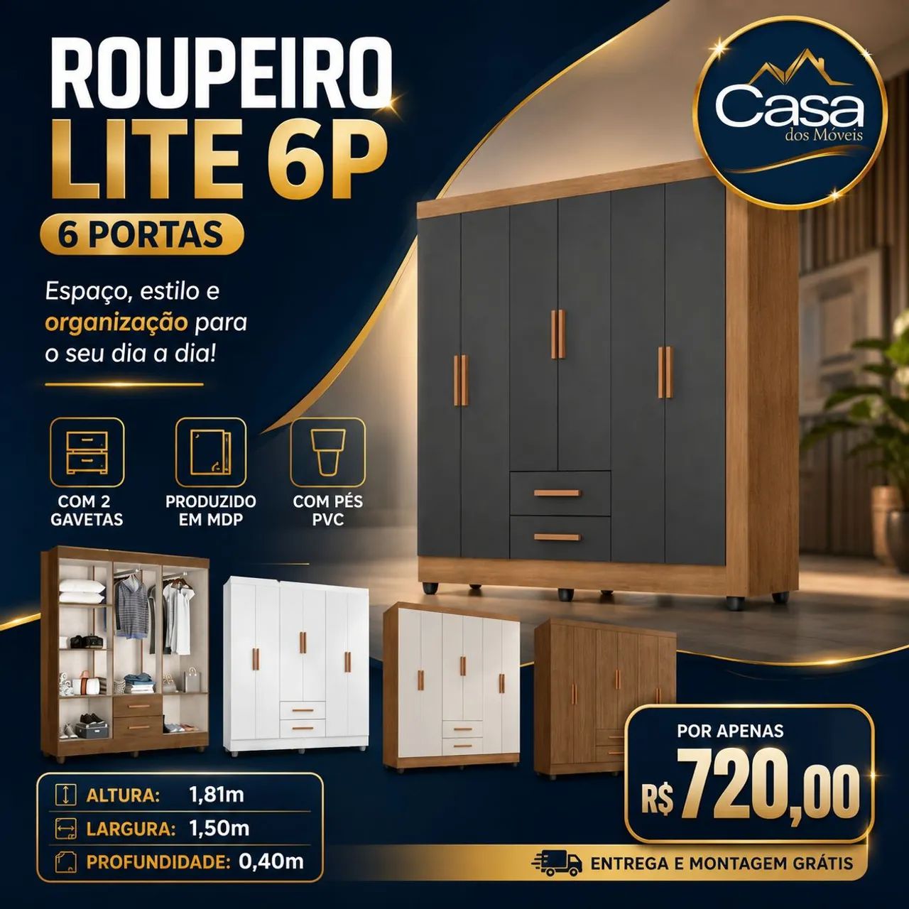 Roupeiro Leão Lite 