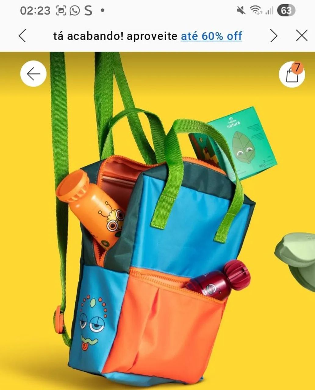 Mochila Naturé nova - Foto 2