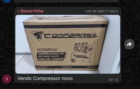 Vendo Compressor Odontológico 