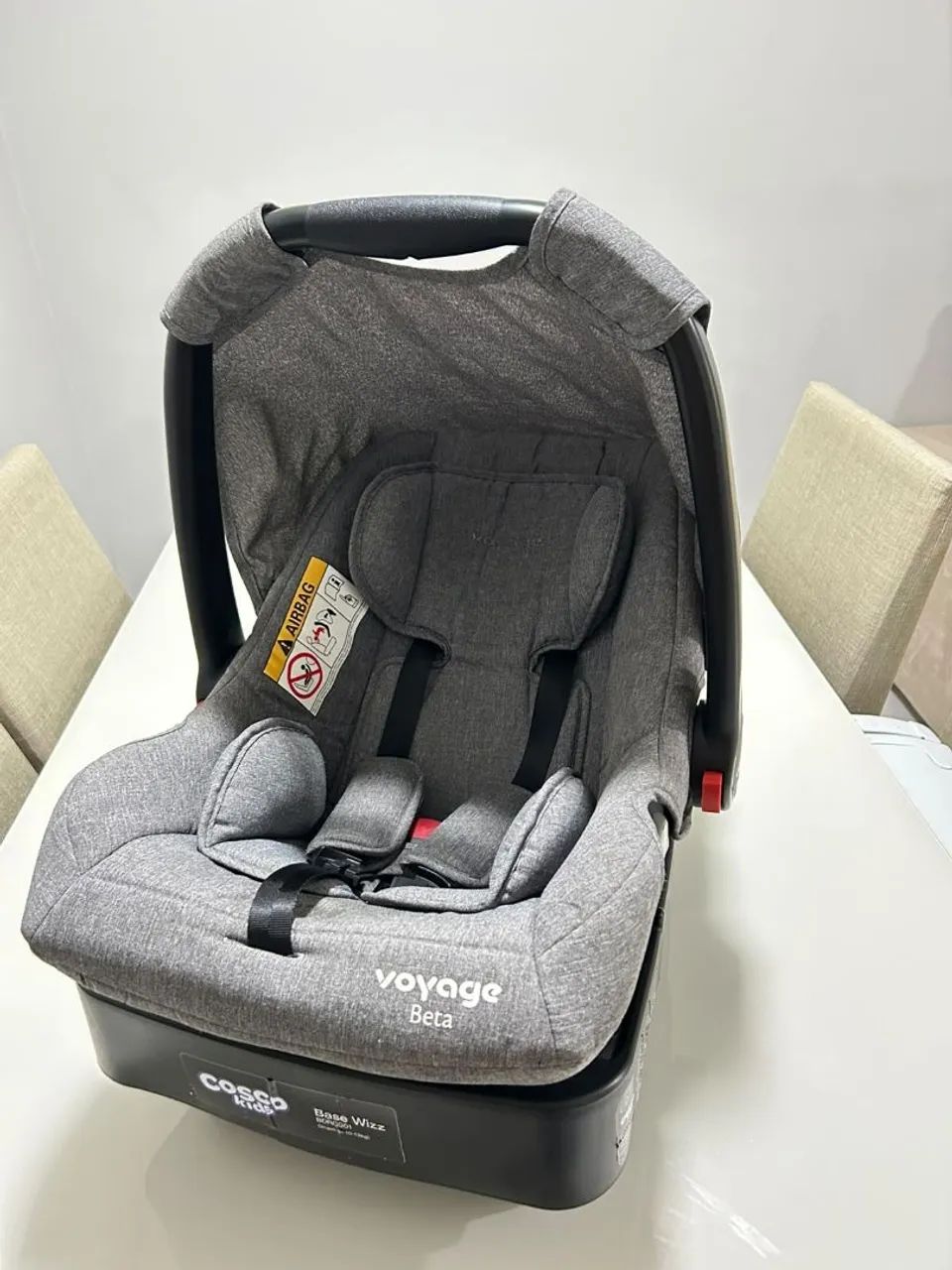 Carrinho de bebê, Bebe conforto e Base para Carro.