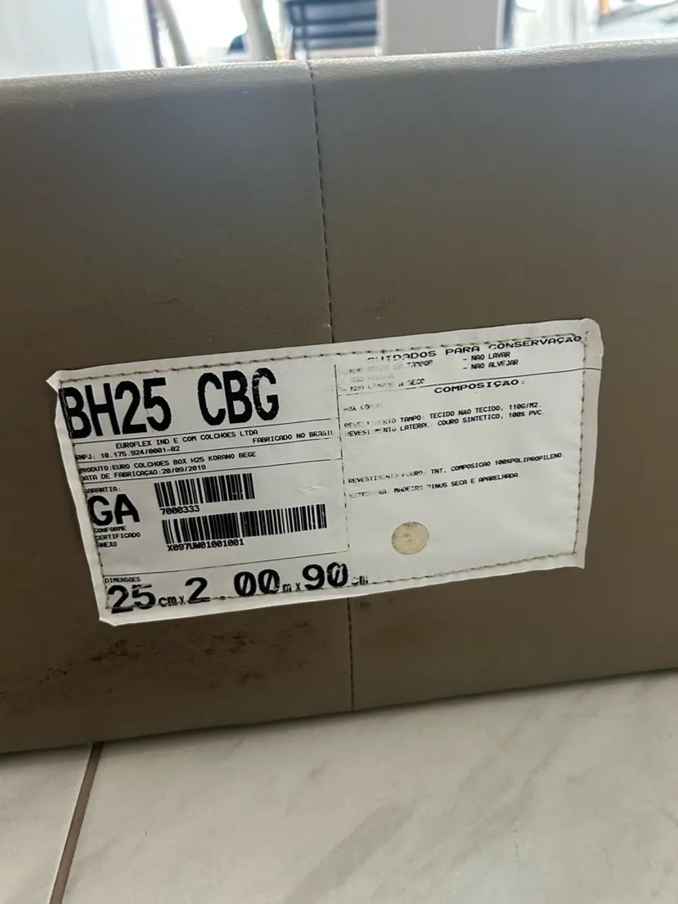 Cama Box king Euro Colchões - Foto 3