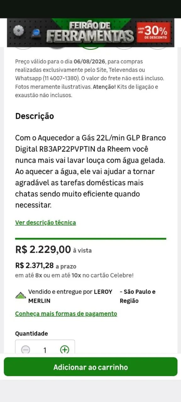 Aquecedor a gás  - Foto 3