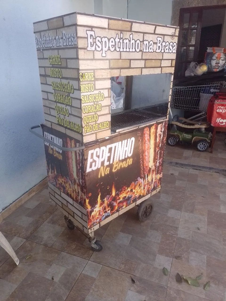 Carrinho de churrasco 