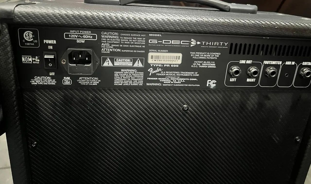 Caixa Fender G-DEC3 80W - Foto 2