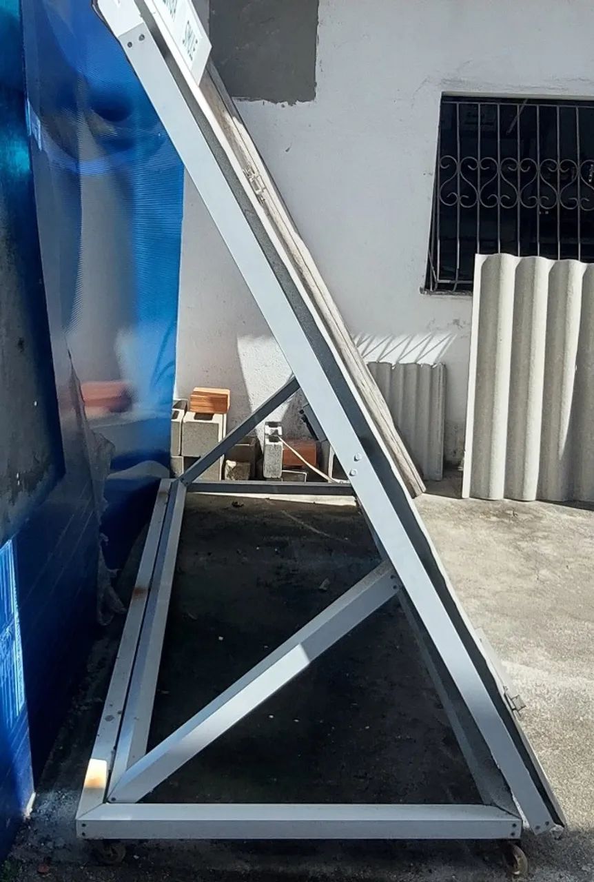 Expositor de placas em alumínio e telha galvalume - Foto 2