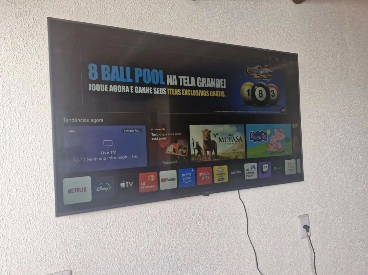 Vendo Smart TV LG 55 polegadas.