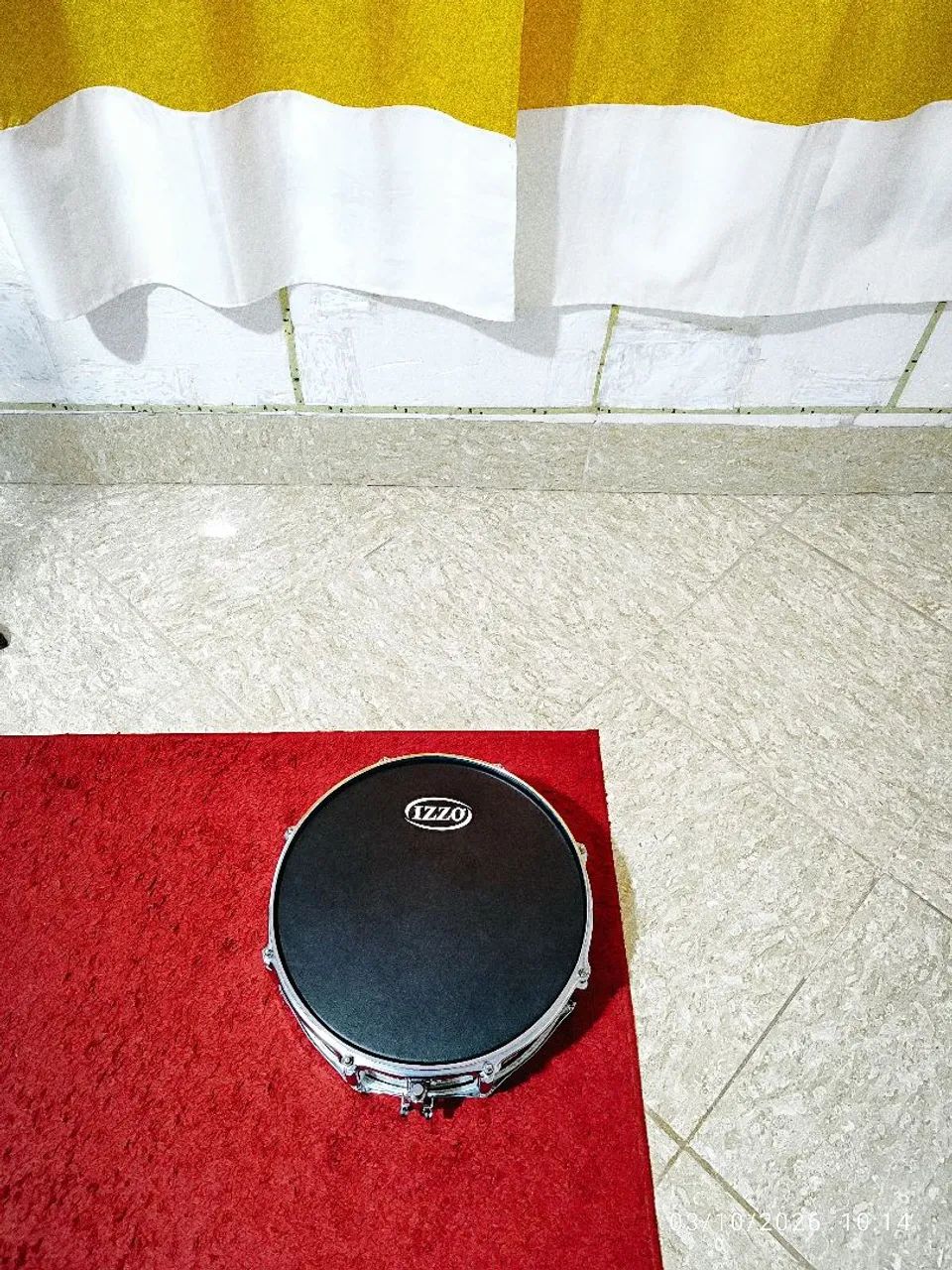 Caixa de bateria 14 polegadas 8 afinaçãoem aço usada  semi nova  - Foto 3