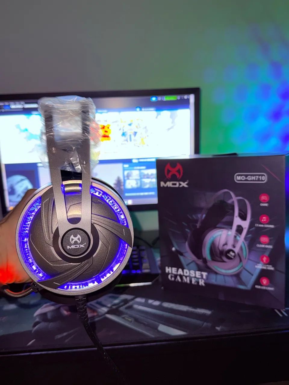Headset RGB - Foto 3