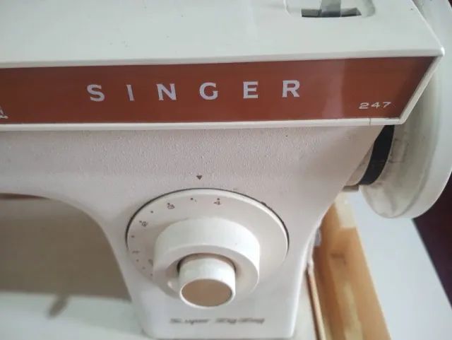 Singer Super Zig Zag 247 Original - Máquina de Costura Vintage Forte e Completa - Foto 2